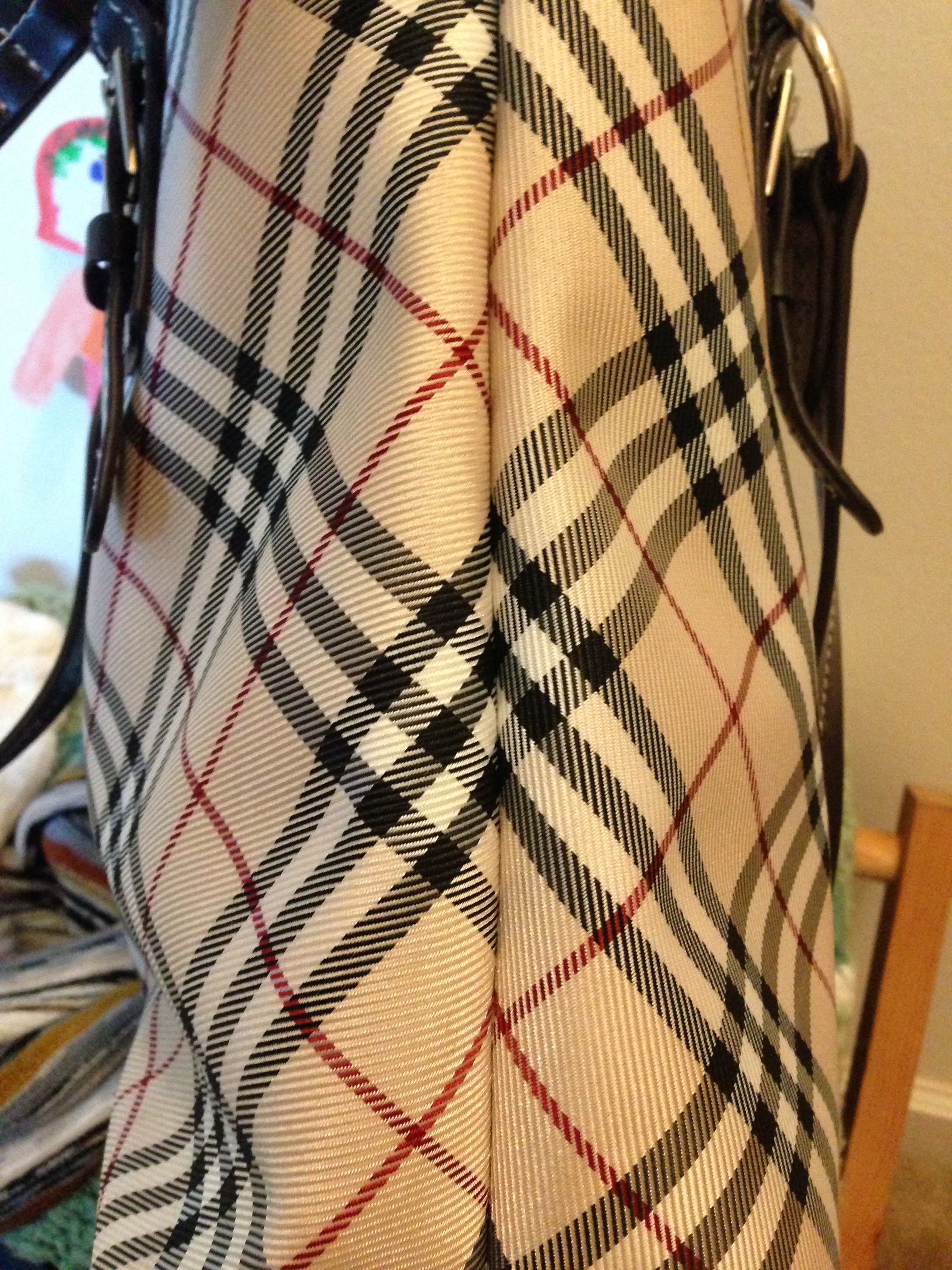 authentic burberry fabric